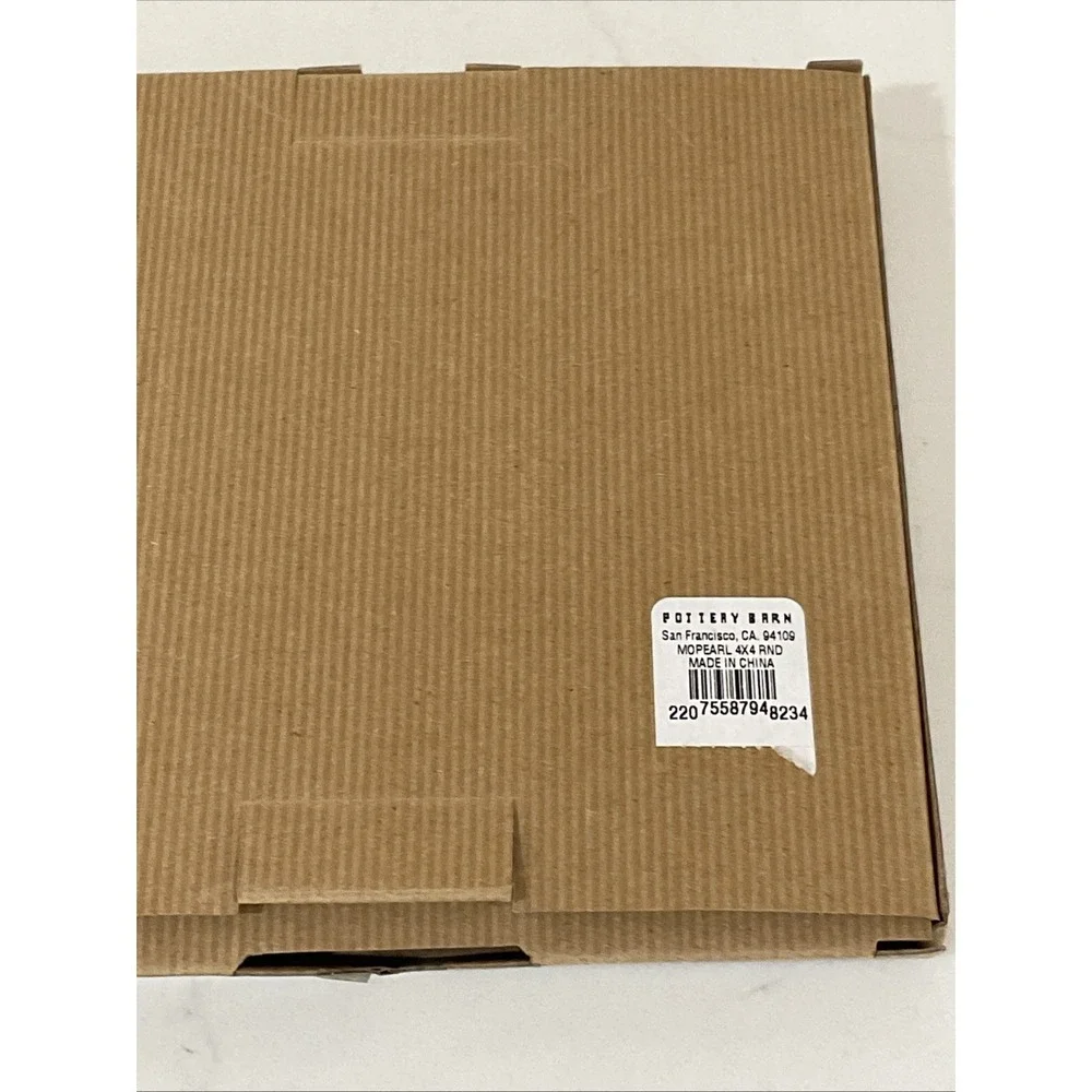 NIB Pottery Barn Mother of Pearl Frame Round 4